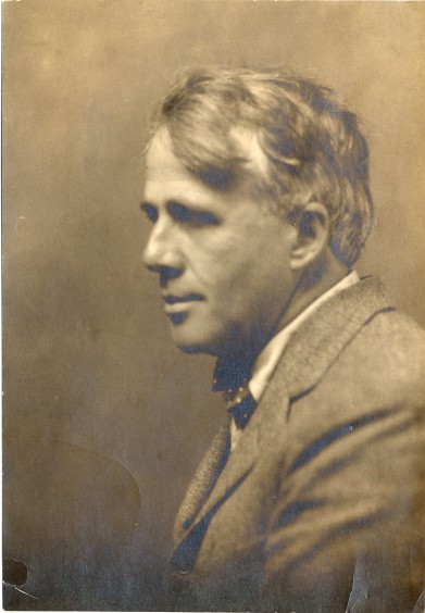 Robert Frost, looking much the poet