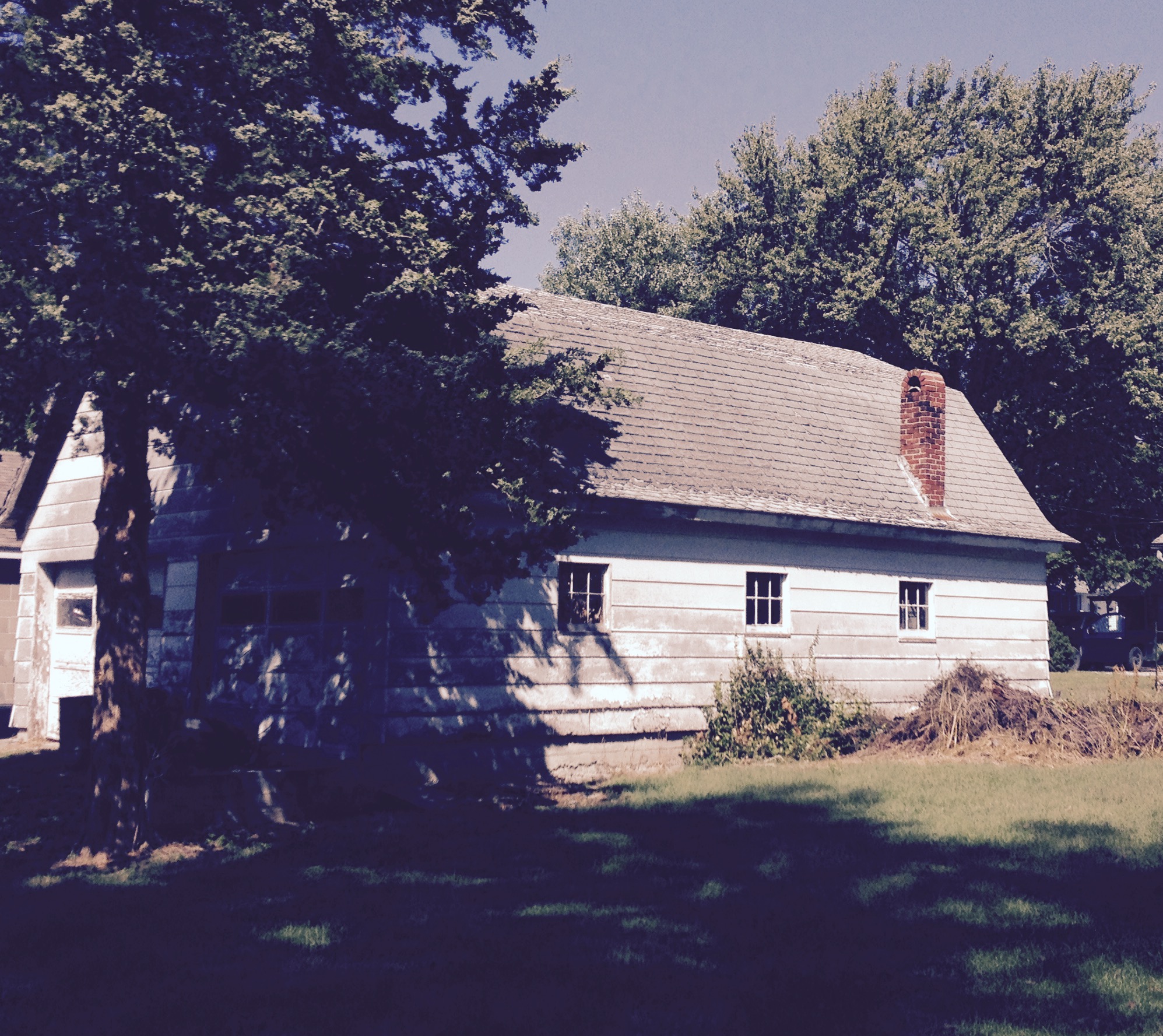 Well over sixty, Dad built a barn by himself ...