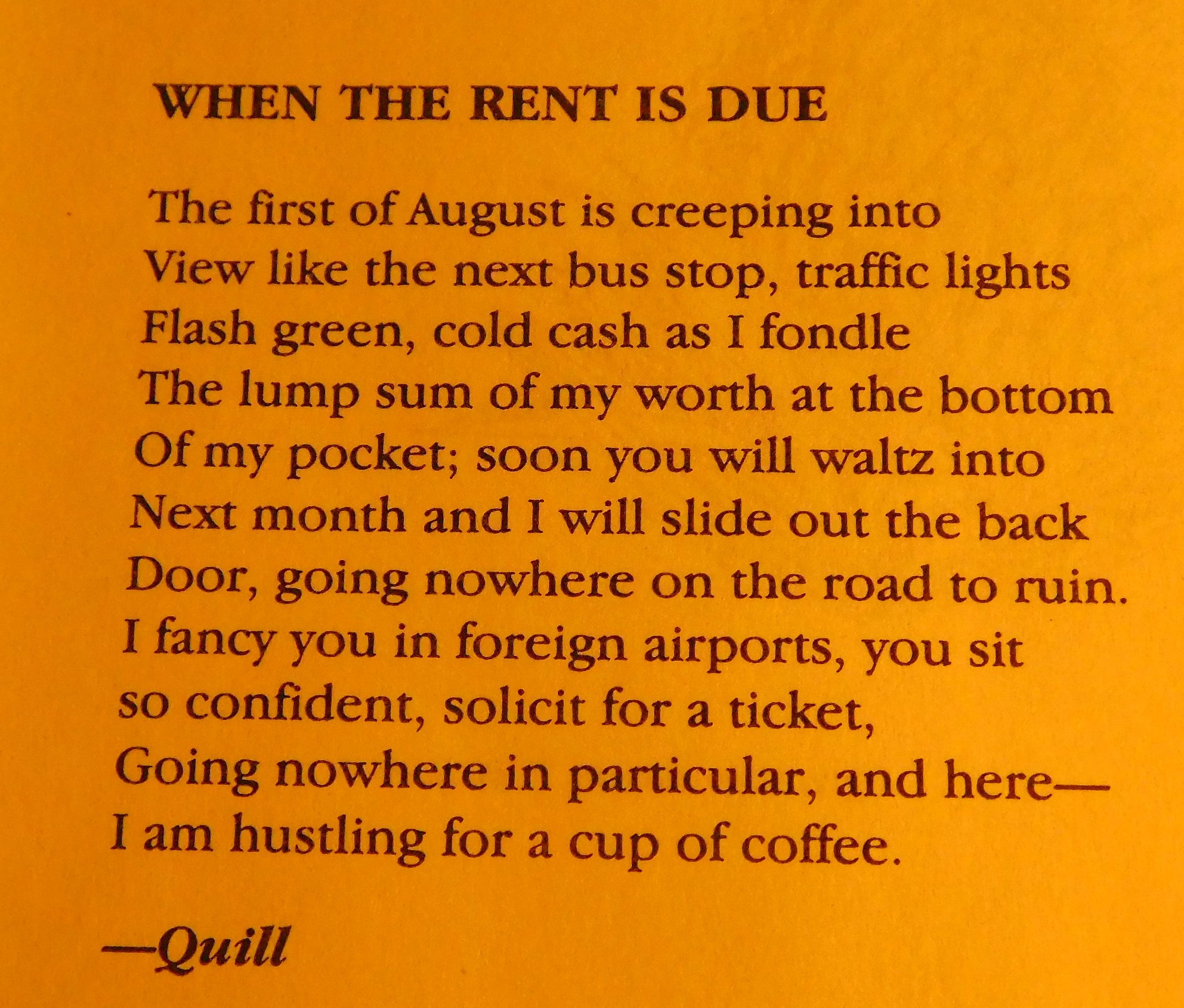 When the Rent is Due by John Marquand