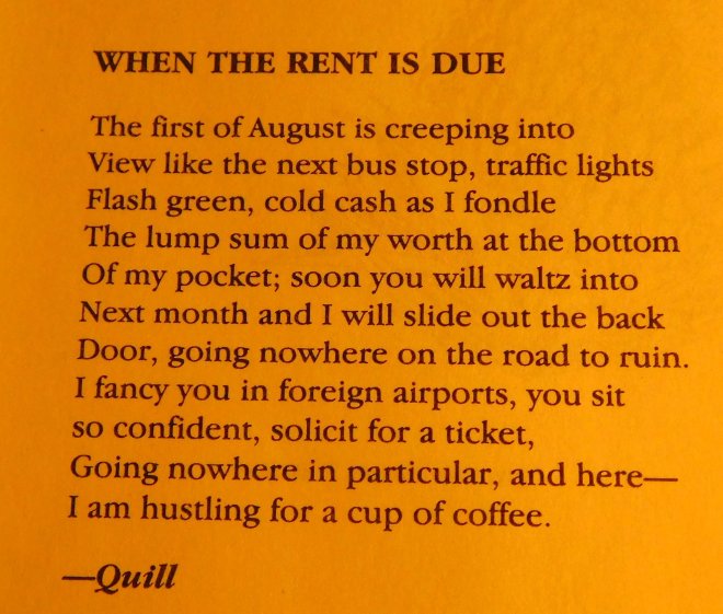 When the Rent is Due by John Marquand