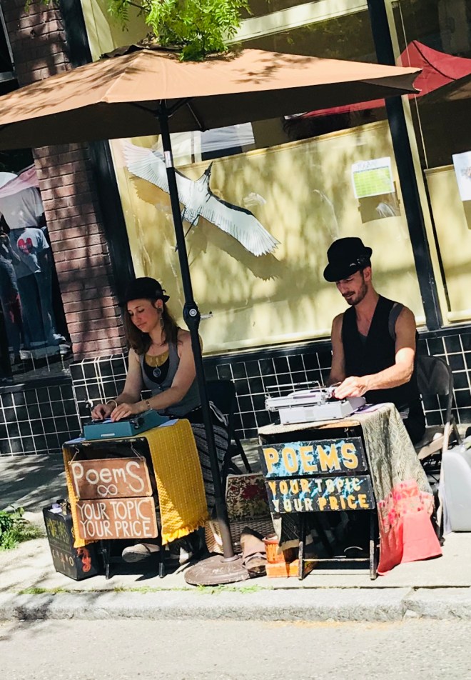 Street scene at the Ballad Market